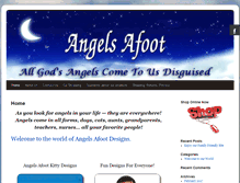 Tablet Screenshot of angelsafootdesigns.com